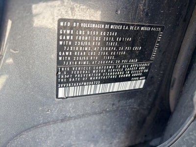 2023 Volkswagen Tiguan 2.0T SE